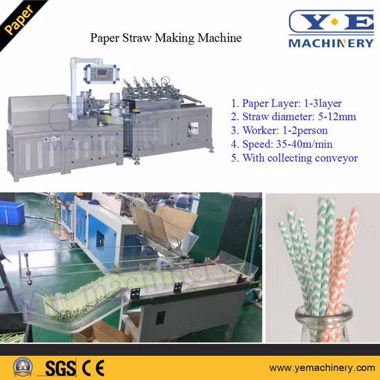 1-3layer Food Grade Paper Straw Forming Machine
