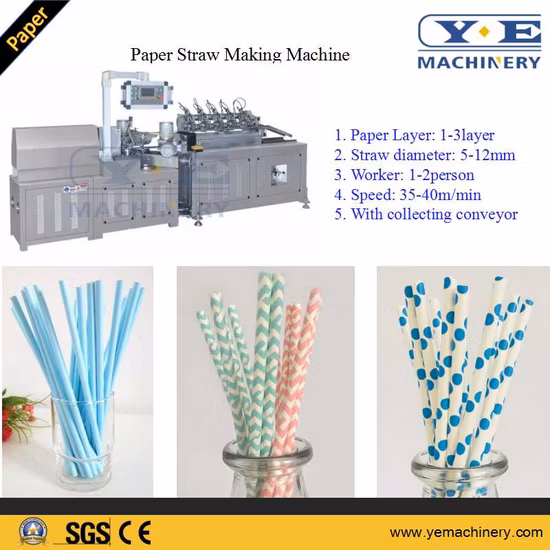 1-3layer Food Grade Paper Straw Forming Machine