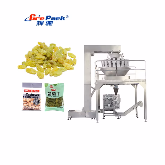 Automatische Füllung, gepuffte Lebensmittel, Snacks, Chips, Schokoladenbohnen, Erdnüsse, Cashew-Zucker, Kaffee, Gummi, Pyramidendreieck, Kunststoff-BOPP-Beutel, der eine Verpackungsmaschine bildet