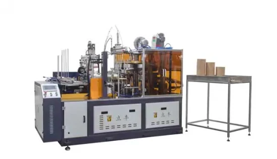 Automatische, einfach und doppelt beschichtete Einweg-Papierschalen-Herstellungsmaschine
