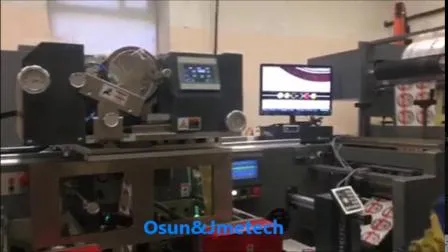 Automatisches Hochgeschwindigkeits-Stempeln, Laminieren, Stanzen, Schlitzen, Flexo-Flexodruck, Rollenstanz- und Rillmaschine für Pappbecher, Pappschachteln/Beutel/Platten